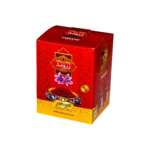 Mother box containing Jewel Persian saffron retail packages