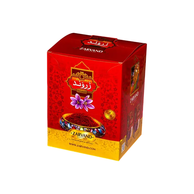Mother box containing Jewel Persian saffron retail packages